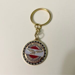 Vintage Zenith Wheel Corp California Lowrider Keychain Eagle